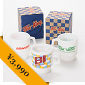 BRANIFF, Fire-King スタッキングマグ
