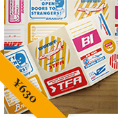 BRANIFF, TRAVELER'S FACTORY ステッカー