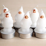 &K Amsterdam Snow Doll T-Lite Candle